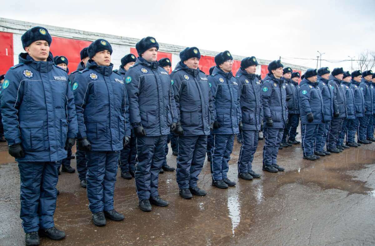 Новая форма полиции Казахстана 2022