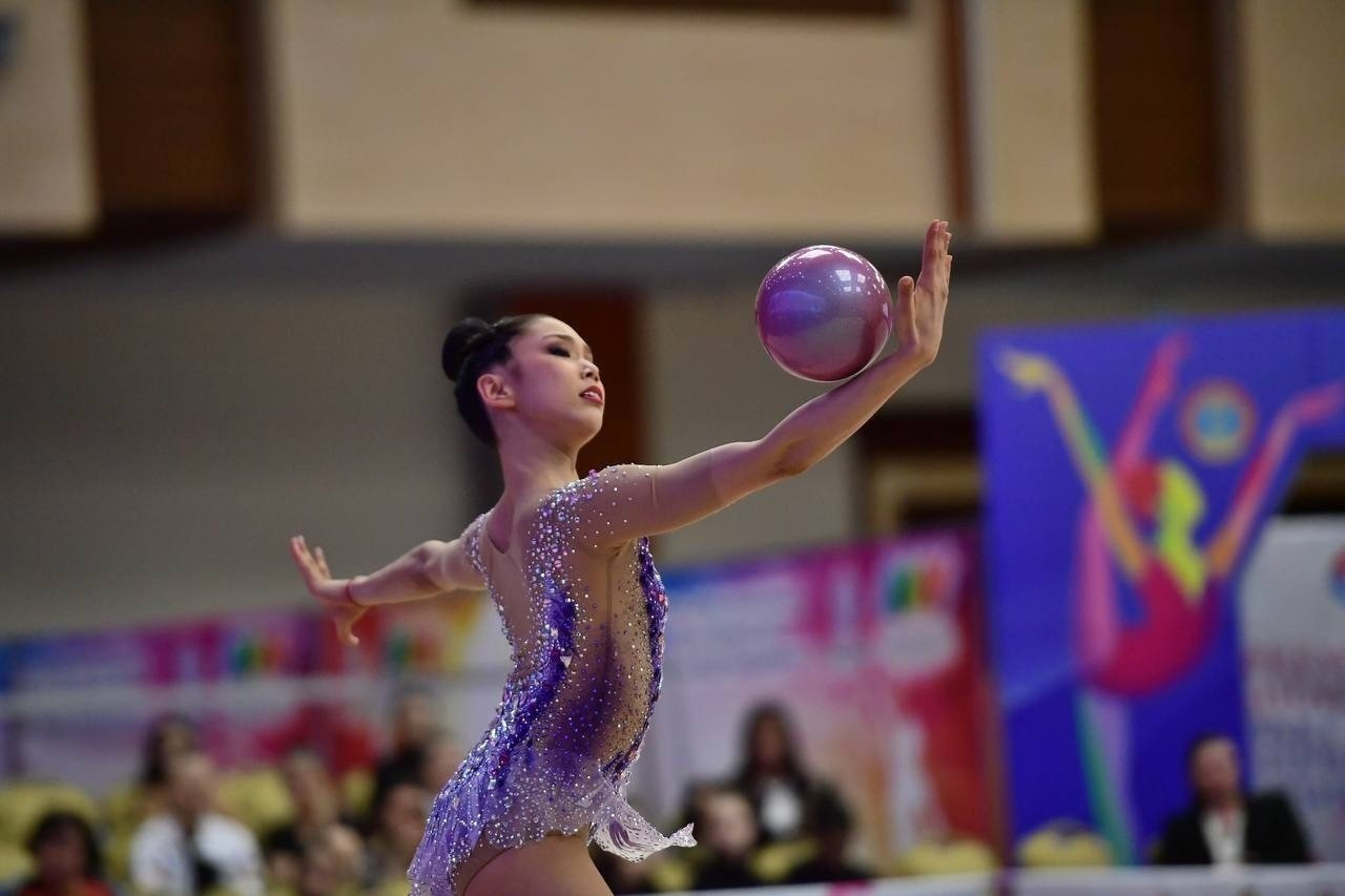 Эльжана Таниева стала чемпионкой Азии по художественной гимнастике